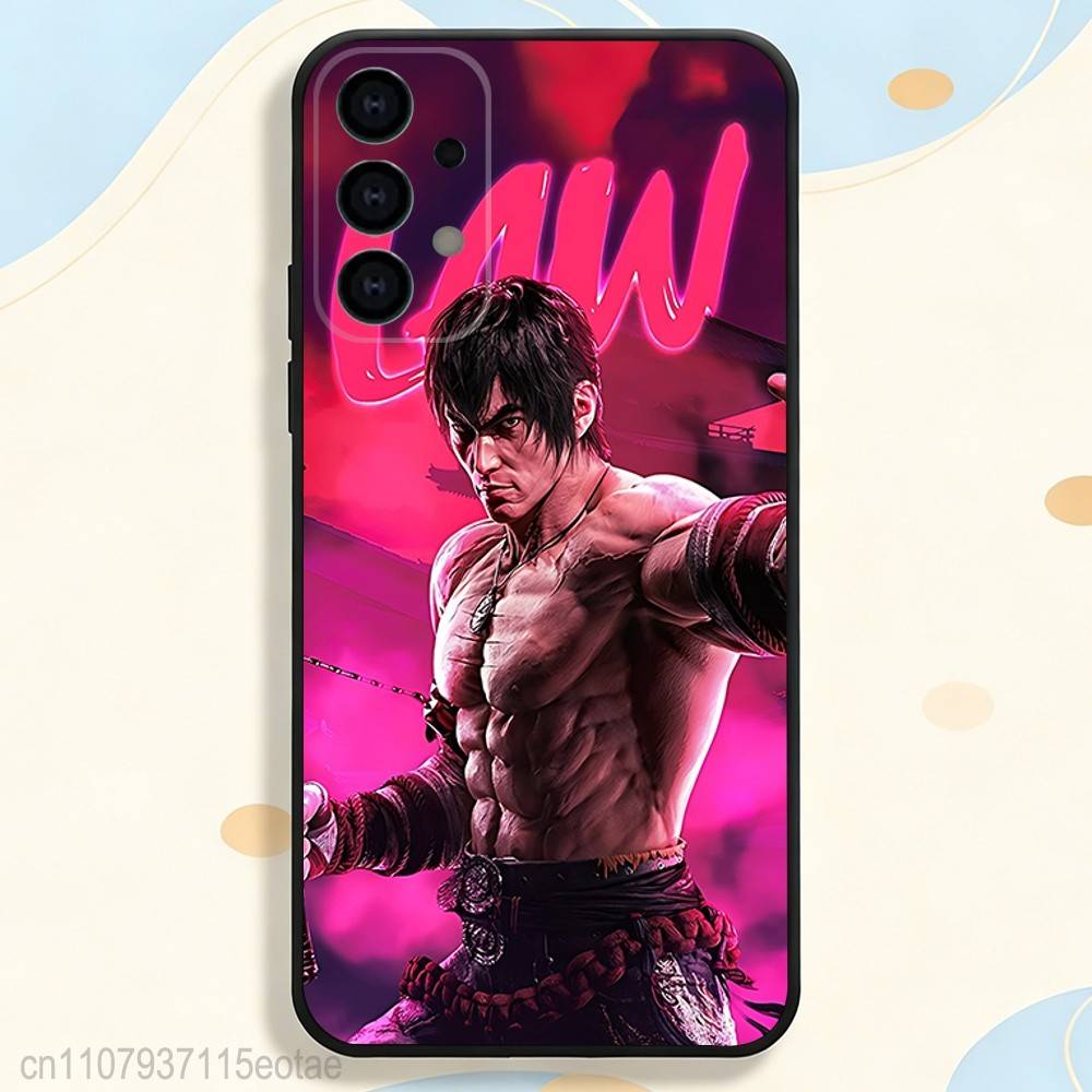 Чехол для телефона Game T-Tekken 8 для серии Samsung S s21 s22 s23 s24 s25 S26 FE Plus Ultra TPU Мягкий, приятный для кожи чехол