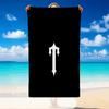 Quick Dry Beach Towel Trapstar Pattern, Lightweight Absorbent Towel for Pool Beach Vacation Use