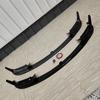 4PCS For BMW 3 Series F30 2012-2018 M3 M4 Style Car Front Bumper Lip Spoiler Splitter Diffuser ABS Gloss Black Bodykits Tuning