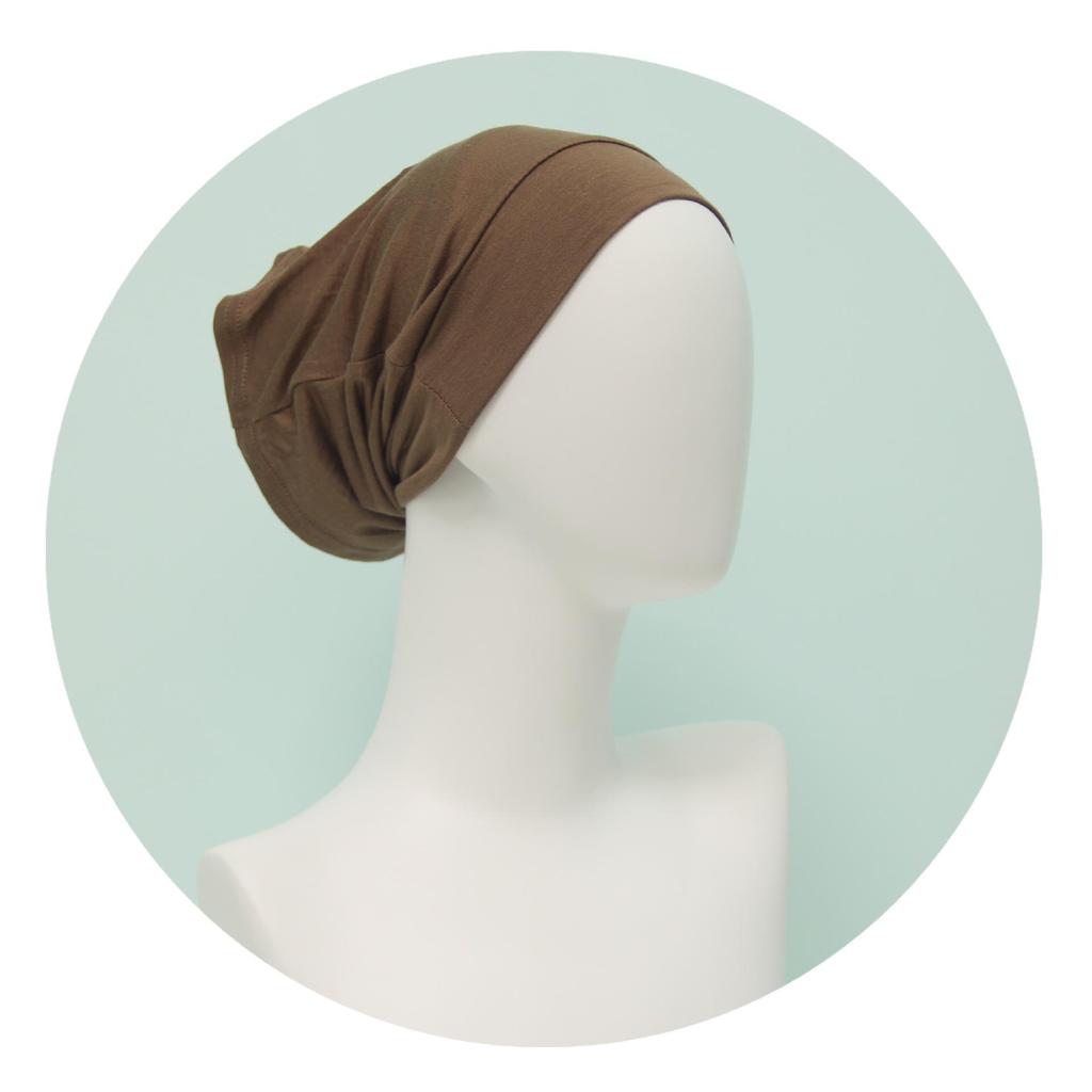 Solid Color Modal Bandage Cap Headscarf