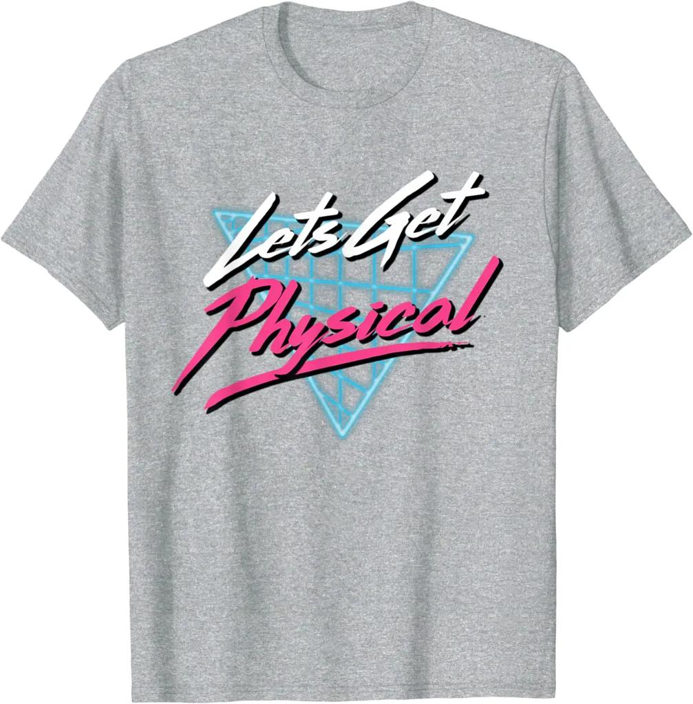 Футболка Lets Get Physical Workout Gym Tee Totally Rad Retro 80'S