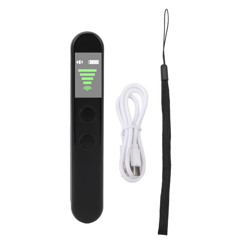 Детектор камеры HD Дисплей 4 уровня Регулируемая чувствительность 1 МГц‑8500 МГц 10 м Противоугонная сигнализация 300 мАч