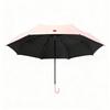 Newest 8-Bone Manual Umbrella Dual-Use U-Handle Black Rubber Cloth Cover Rain Protection New Design For Outdoor Umbrella