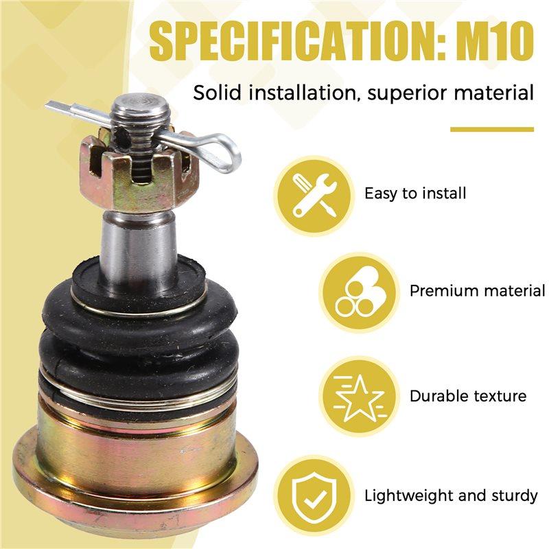 M10 Ball Joint Tie Rod End Assembly Steering Knuckle Arm Kit For 50Cc-250Cc ATV Buggy Dirt Bike Dune Buggy Accessory Parts
