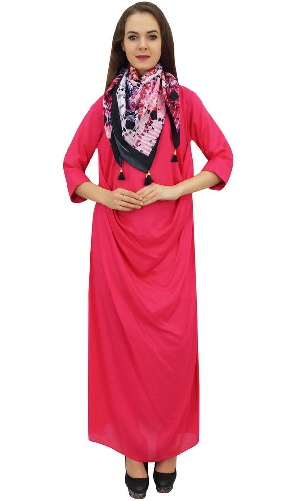 Bimba Дизайнерское женское платье-хомутик макси черного цвета с напечатанным шарфом-кисточкой - 10