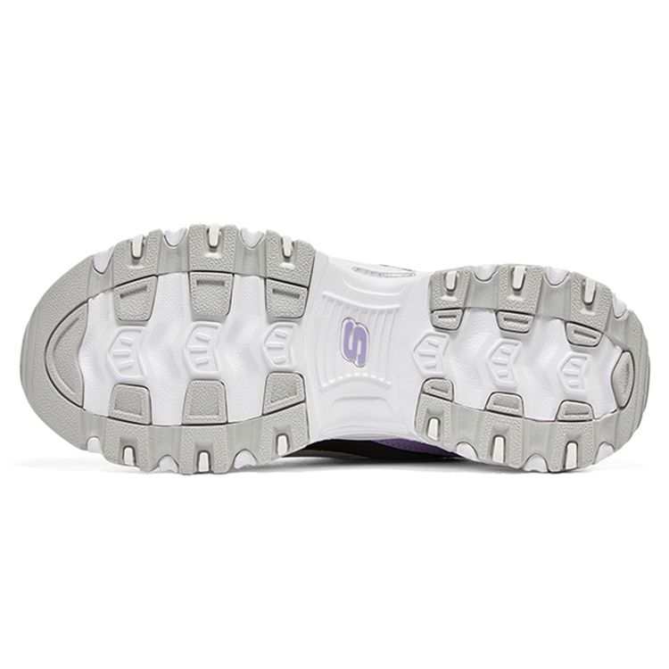 Skechers DLites 1.0 Плюшевый Медведь Ткань Кожа Спортивная Мода Амортизирующие Прочные Низкие Повседневные Кроссовки Женская кроссовка 896148-MLT