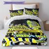 YB Pattern Bedding Home Decoration Birthday Gift ( 1 duvet cover + 2 pillowcase, without core),fan merchandise.