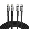 Кабель Lightning для быстрой зарядки PD MFI USB C на Lightning для 14 13 12 11 Pro Max 6 7 8 Plus SE, нейлоновая оплетка, 20 Вт