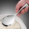 304 Stainless Steel Rice Spoon Long Handle Thicken Cooker Scoop Multi-purpose Tableware Buffet Serving Spoons Kitchen Tableware