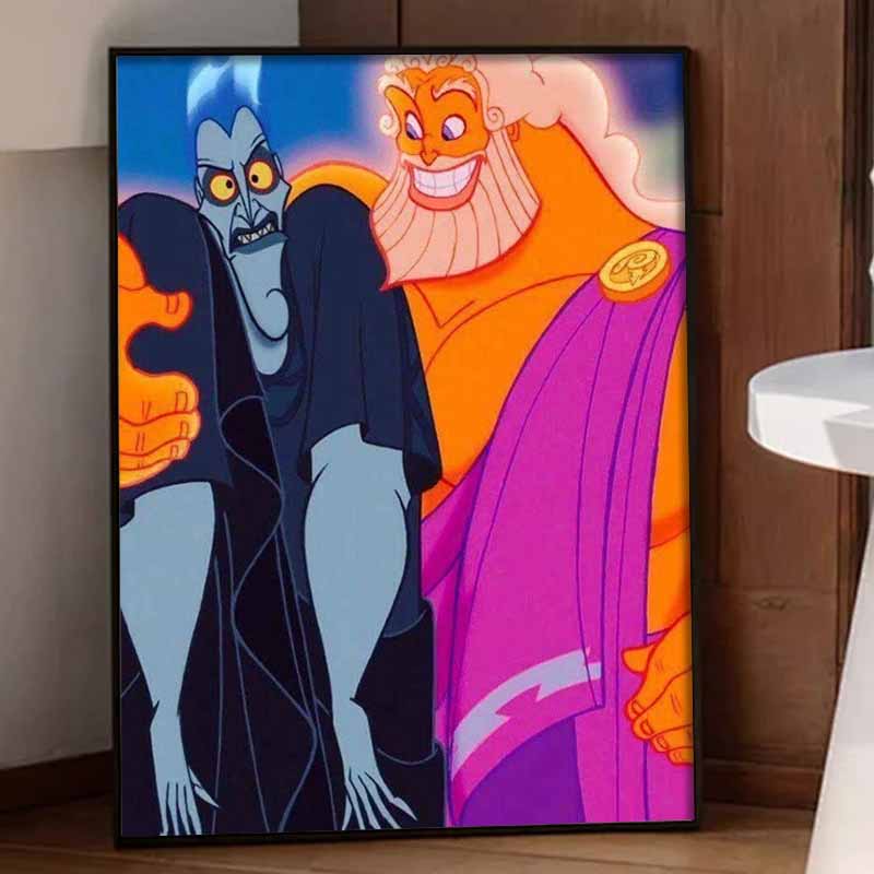 Disney Набор для алмазной мозаики Аид Зевс Геракл Ручная вышивка 5D DIY Алмазное искусство Домашний декор Креативные поделки Подарок Полная выкладка 135