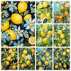 Diamond Embroidery Orange Fruit Cross Stitch Mosaic Flower Picture Of Rhinestones Painting Landscape Wall Art