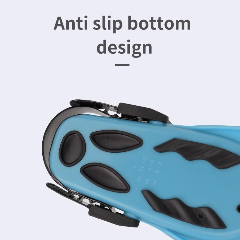 WAVE Lightweight Short Snorkeling Fins Adults TPRPP Travel Diving Flippers S M L XL Sizes