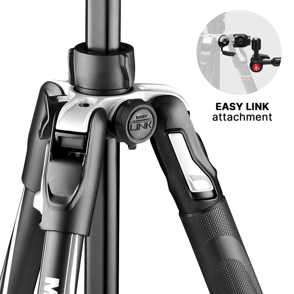 Штатив Vitec Imaging Manfrotto Befree live Carbon Video Head T Tripod Kit Black Полностью выдвинутая высота 150 см Минимальная высота 41 см Беззеркальная камера