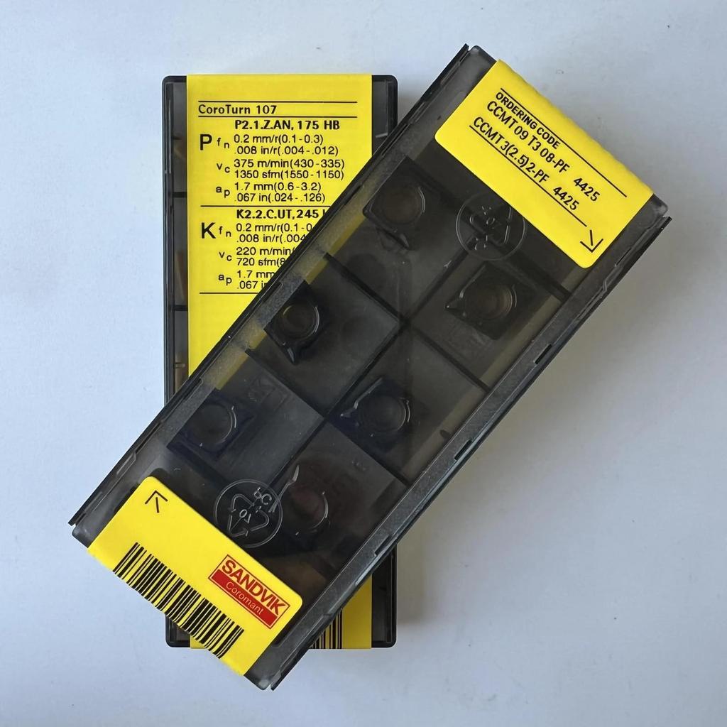 Original Sandvik / CCMT09T308-PF 4425 / CNC Lathe Carbide Blade 10 PCS