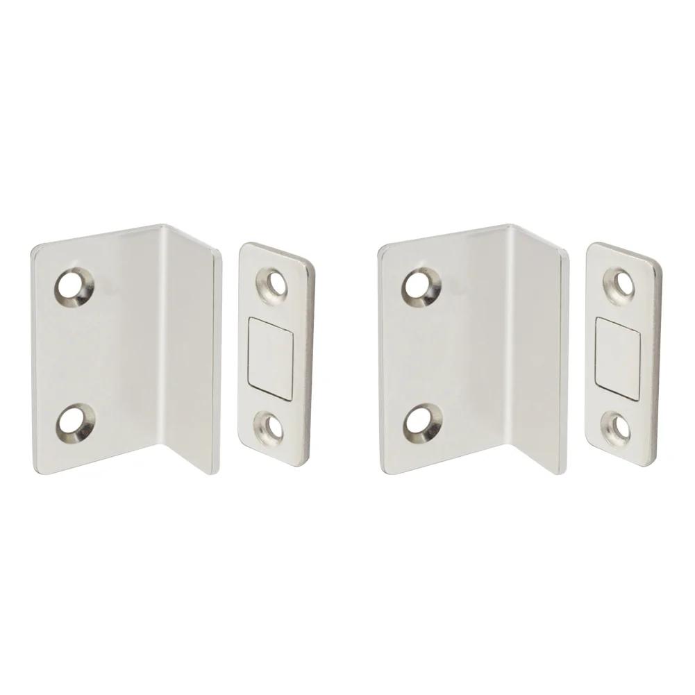 1-10 шт. Сильные магнитные защелки для шкафа, магнитные дверные упоры, скрытый доводчик для двери с винтом для шкафа, мебельная фурнитура