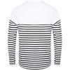 Front Row Мужская футболка в бретонскую полоску с длинным рукавом