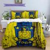 Brøndby IF  Pattern Bedding Quilt Set  Home Decoration  Gift (1 * duvet cover + 2 * pillowcase  without core)