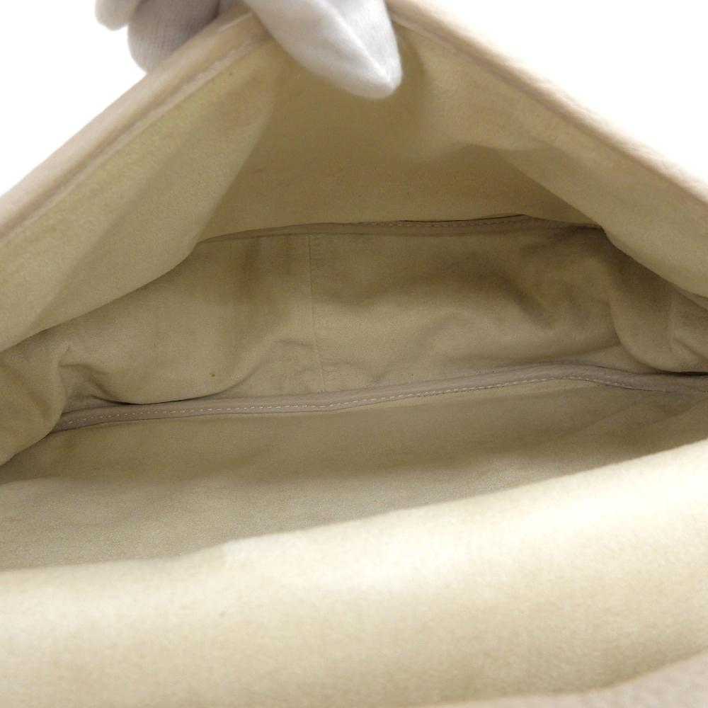 ACATE Welley Postman Bag Shoulder Bag in Natural Shrink Leather, Women's, Ivory Shoulder bag IvoryUsed