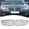 51117117757 для BMW Z4 E85 2003-2008 хромированная передняя решетка радиатора для автомобиля-кабриолета с серебряным покрытием