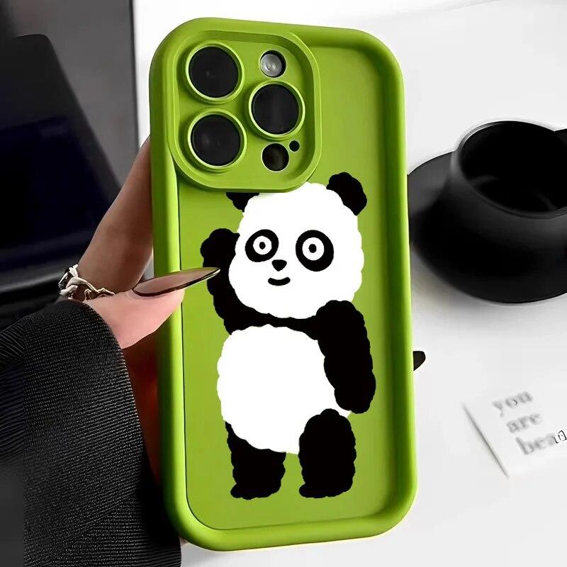 Korean Cute Watermelon Phone Case For iPhone 14 Pro Case for iPhone 11 12 13 15 Pro Max XR X XS 7 8 SE Shockproof Silicone Cover
