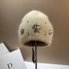 New Arrivalretroknitting Hat Fall and Winterheattechthickenedstuffedfashionable Hat for Women
