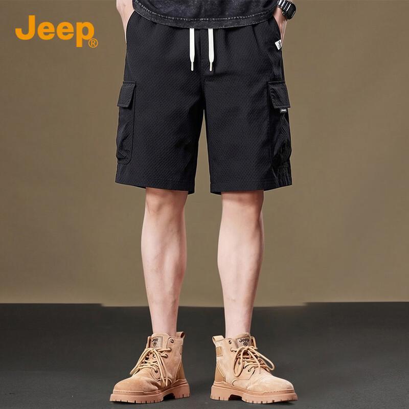 JEEP Men's American Style Outdoor Cargo Shorts
