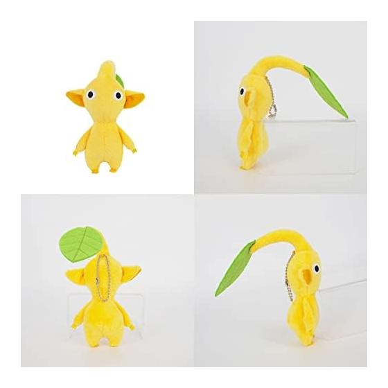Sanei Boeki Pikmin Plush Mascot Assort Box with Ball Chains (Blue Pikmin, Yellow Pikmin, Red Pikmin, Flower, Leaf)