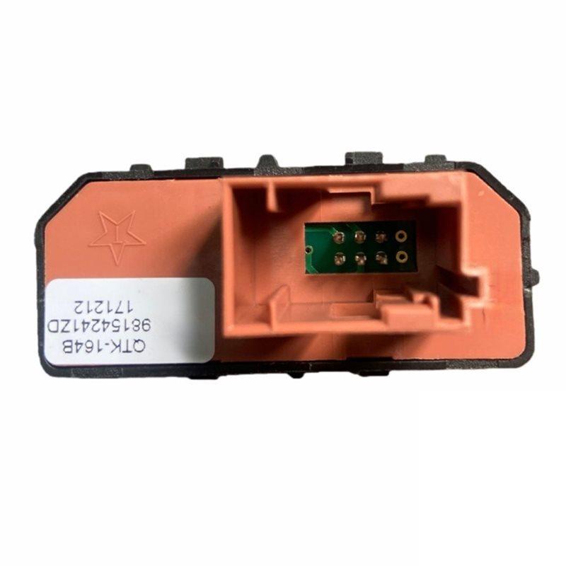 Car Emergency Light Switch Double Flash Central Lock Button 98047265ZD For Citroen C5 2011-2017
