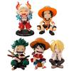 Новая Фигурка One Piece Луффи Зоро Санджи Эйс Ямато Q-версия Мультяшный Аниме Персонаж Игры Детские Коллекционные Игрушки Ко Дню Рождения Развлекательная Игра 2