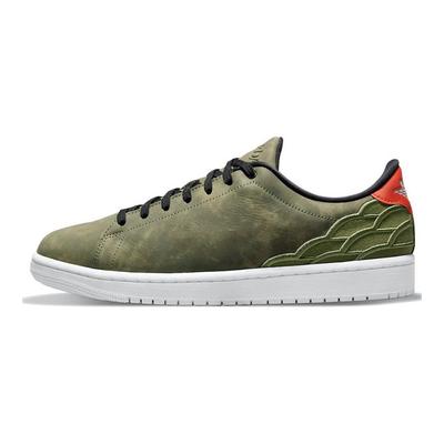 Кроссовки унисекс Air 1 Center Court Oil Green Белые Черные DJ2756-300