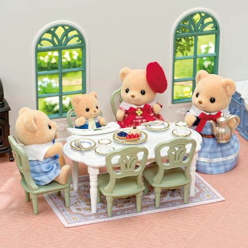 Sylvanian Families Furniture [Shimmering waterfront house with red roof, elegant dining room] SE-215 ST Mark certification 3 years old and up Toy