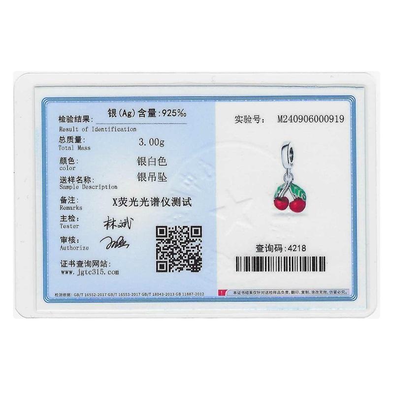 Original Charm Copper Fruit Series Avocado & Cherry Charms Beads Fits 3Mm Original Bracelet Necklace Womens Diy Jewelry Gift