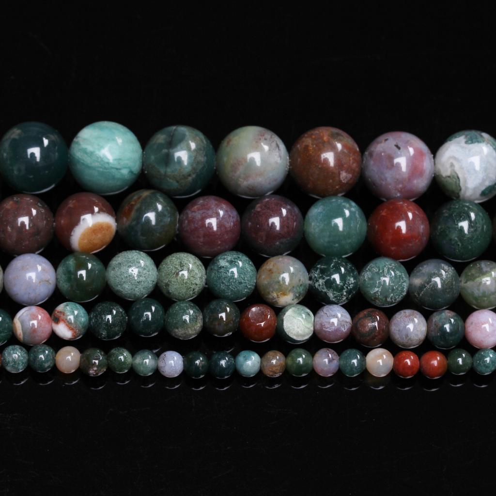 Большое количество для браслетов 4/6/8/10/12 мм, около 15/20/30/40 шт., ожерелье, свободные бусины-разделители, ручная работа, материал для бисера, бусины из натурального камня, сделай сам