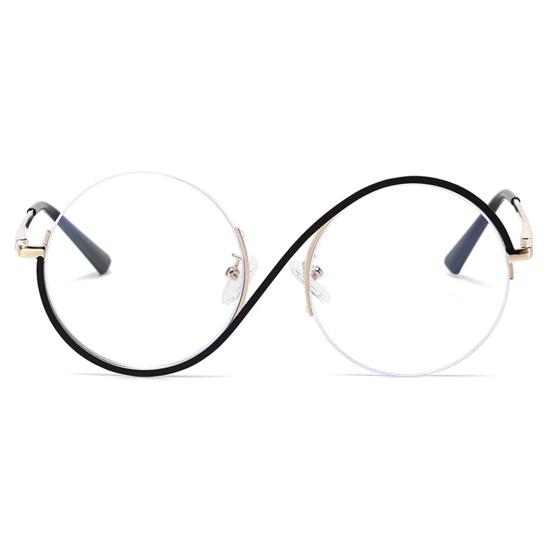 Очки ведьмы, культовый дизайн, плоские зеркала, легкая металлическая оправа, ножки в форме буквы S, круглые очки, реквизит для вечеринок на Хэллоуин, очки для косплея