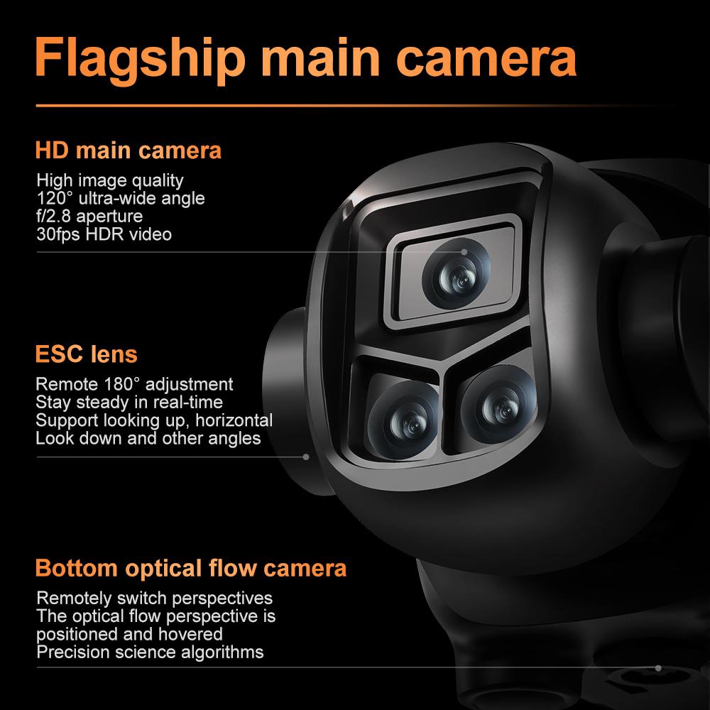 NEW V988 Drone 8K HD Dual Camera 4K Professional Remote Control with Screen 5G WIFI Brushless Motor Foldable Quadcopter GPS