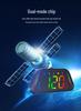 Универсальный автомобильный проекционный дисплей (HUD) с GPS BeiDou, высотой, датой и цветным спидометром
