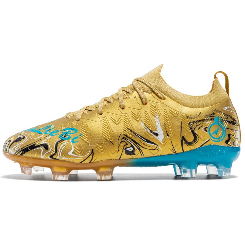 Cross-border new football shoes men and women low-help students broken nails TF adult grass long nails competition football shoes wholesale
