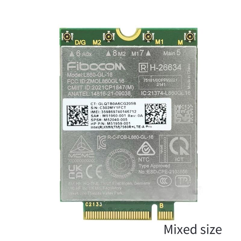 Модуль 4G L860-GL-16 XMM7560R Чип M51960-001 M55040-005 для X360 X2022- 840G5 840G6 850G6 830G6