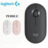 Logitech Серия Fashion Мышь PEBBLE Беспроводная Bluetooth-мышь Офисная Бесшумная мышь Симметричная мышь Форма гальки