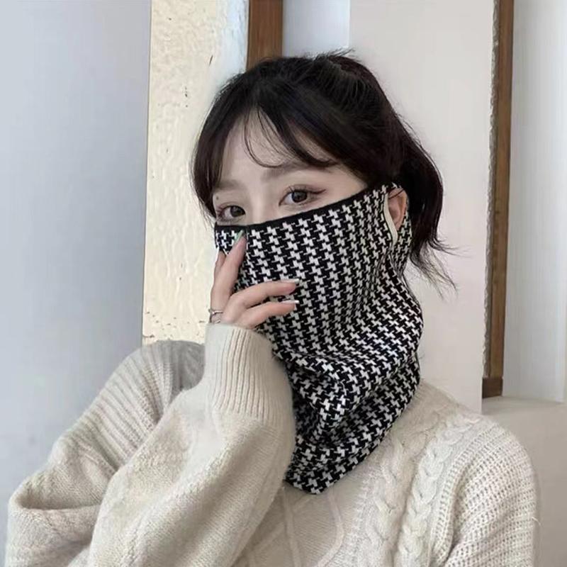 Универсальная зимняя подвесная маска-шарф для ушей, теплая ветрозащитная маска для лица, защита шеи для женщин, спортивный платок для головы