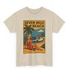 Seven Mile Beach T-Shirt: Retro Comic Style Ocean Graphic Tee