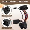 Car Bluetooth 5.0 Aux Cable Microphone Handsfree Mobile Phone Free Calling Adapter For Ford Mondeo Focus Fiesta 6000 CD-M53K