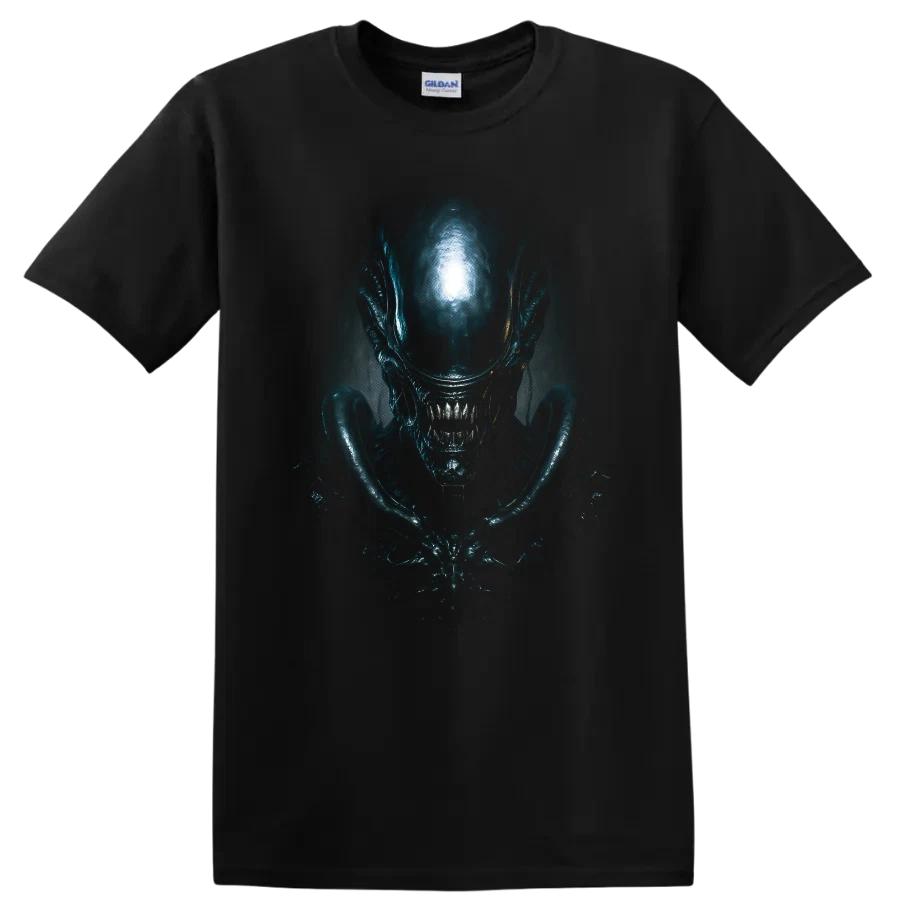 Xenomorph Alien Monster Horror Sci Fi T Shirt Dark Creature Face Tee