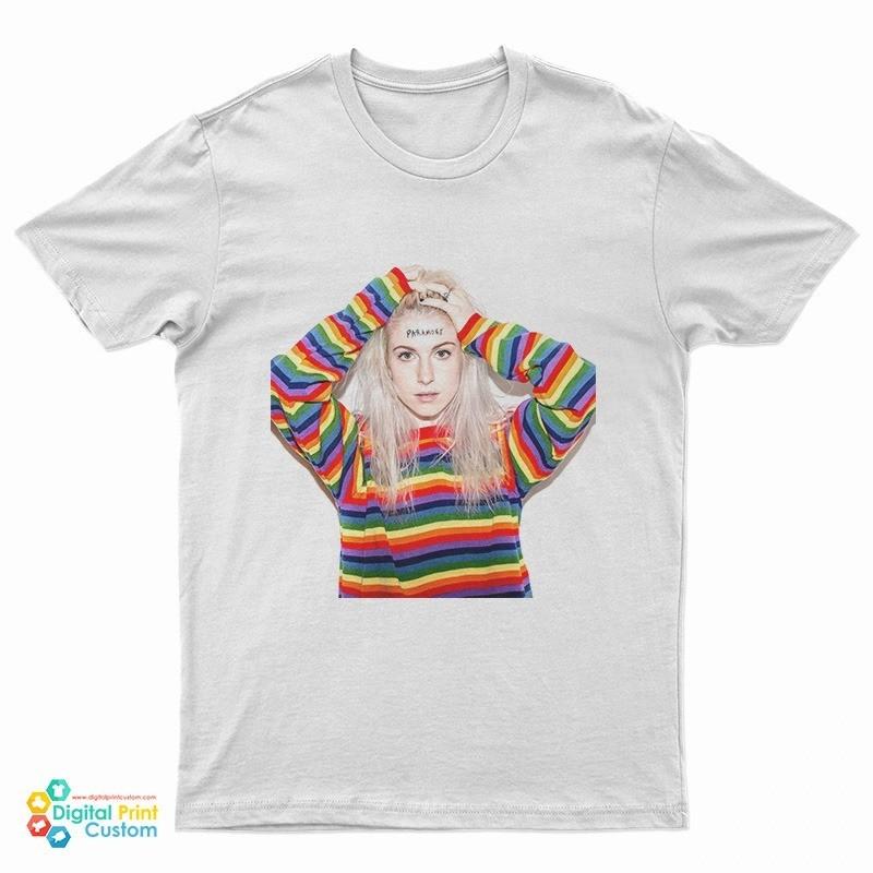 New Rare Hayley Williams Paramore White S to 5XL Unisex Shirt SN922