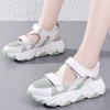 Sandals Woman Summer Flat Platform Shoes For Ladies Designer Trends Female Footwear Sport Mesh Hook Loop Cross Strap