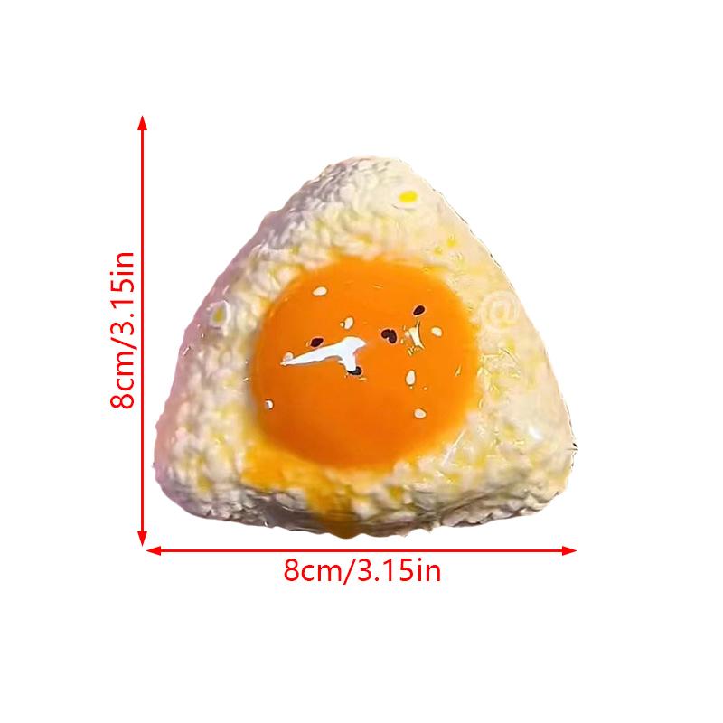 Новая мягкая игрушка ручной работы в виде яйца, рисового шарика, моти таба, мягкая игрушка, сжимаемая, креативная, отскакивающая, мягкая игрушка, милая