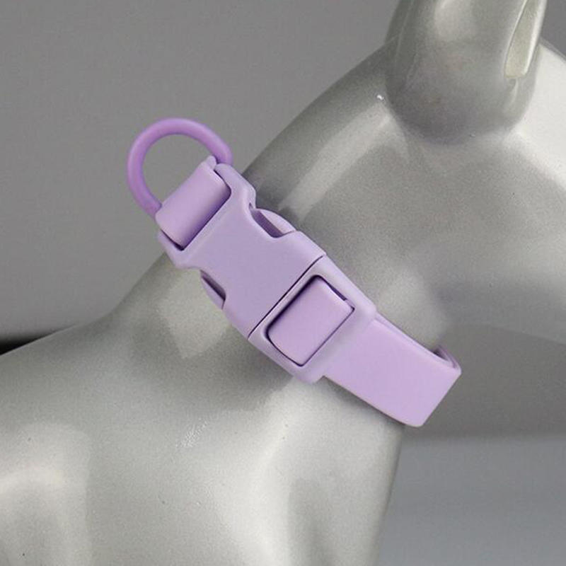 Adjustable Dog Collar High Quality PVC Material Waterproof Easy Clean Pet Accessory Odor Resistant Durable Pet Supplies For Small Medium Large Dogs