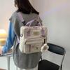 Цветные Водонепроницаемые Школьные Рюкзаки Женский Многофункциональный Рюкзак Женский Кавайный Школьный Рюкзак Модный Милый Школьный Портфель Mochila