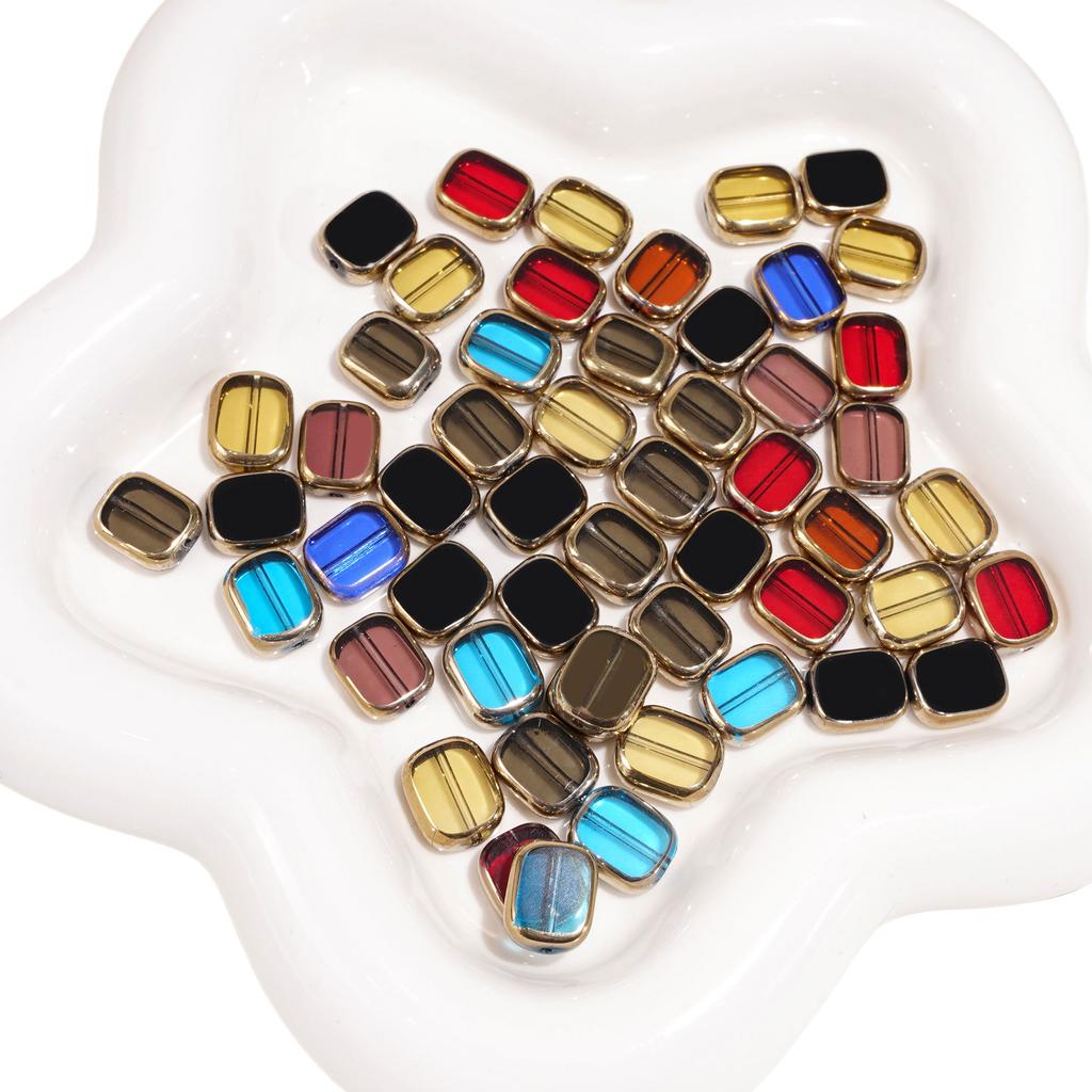 5-10 шт. Эллипс стеклянные бусины хрустальные разбросанные бусины для самостоятельного изготовления браслетов ожерелий ювелирных изделий