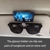 Universal Car Glasses Case Auto Sun Visor Glasses Holder Sunglasses Clip Card Ticket Holder Pen Case Clip Box Accessories